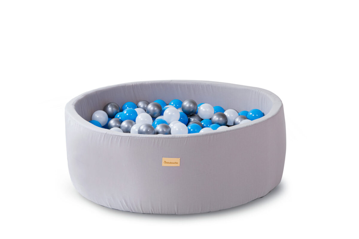 Ballenbak met ballen blauw