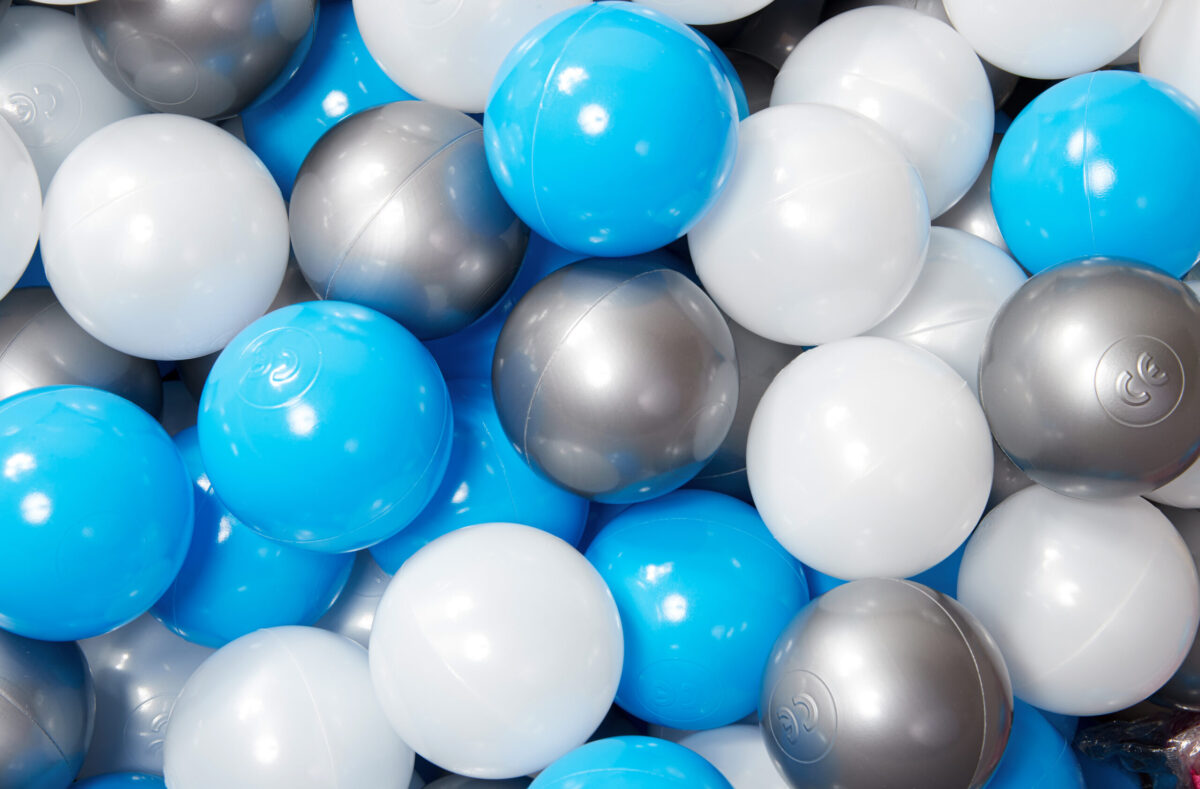 Blauwe ballenbak ballen