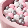 Velvet ballenbak roze