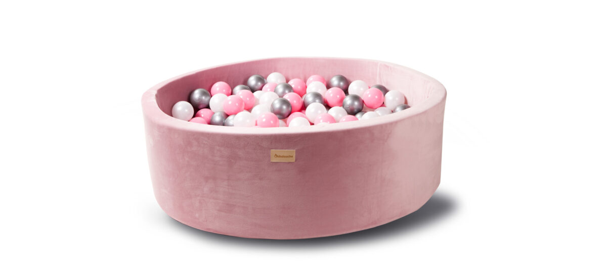 Speelset ballenbak velvet roze